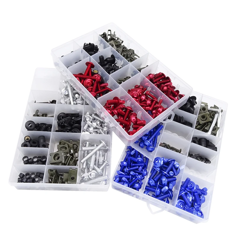 251 шт. мотоцикл обтекатель болт винт крепеж ветровое стекло с головкой Аксессуары