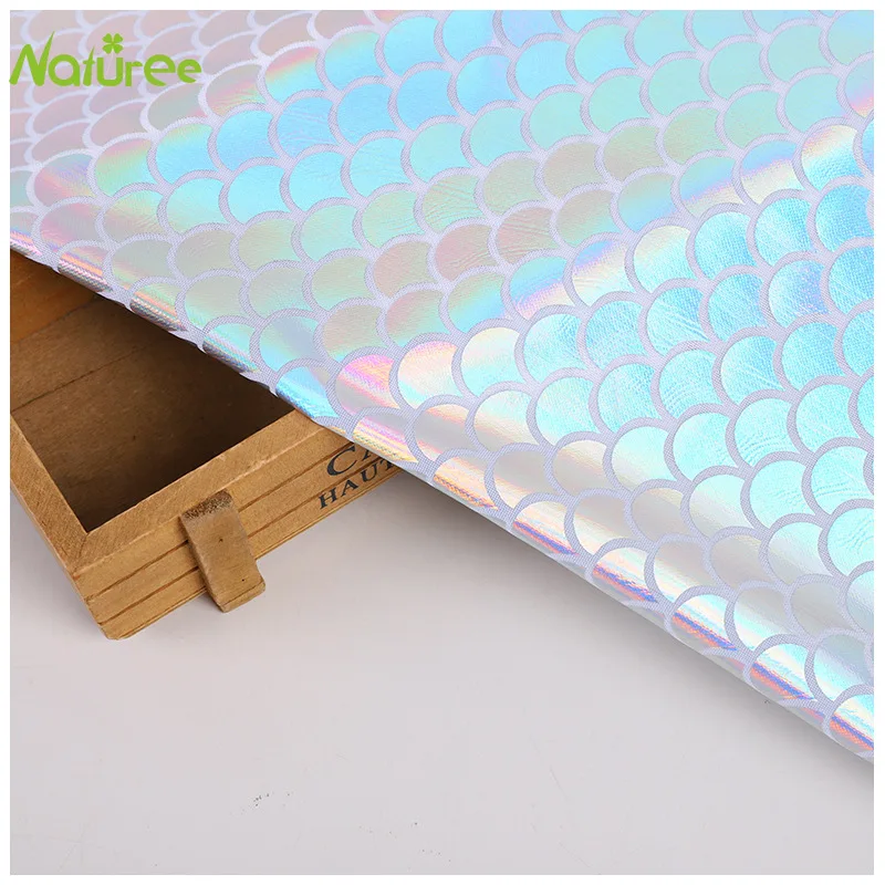 1 5 м * ткань для бронзирования рыбьей чешуи эластичная из спандекса | Дом и сад