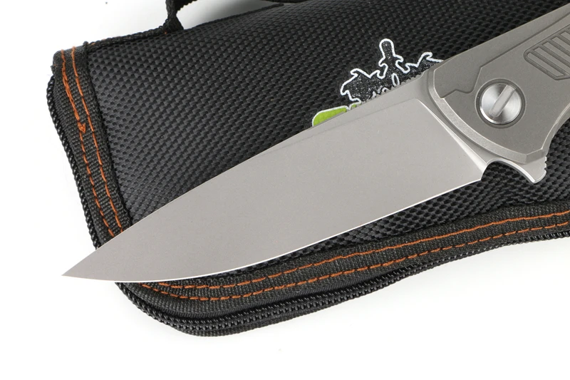 Green Thorn F95 R18 складной нож(3,7") D2 стальное лезвие titanium ручка Открытый инструмент для кемпинга и охоты карман кухонные принадлежности
