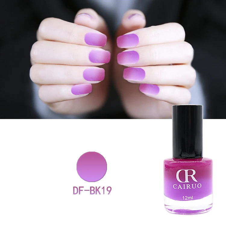 19 26 цветов 12 мл изменение температуры лак для ногтей контроль температуры цвета градиент изменение цвета лак для ногтей TSLM1 - Цвет: 19