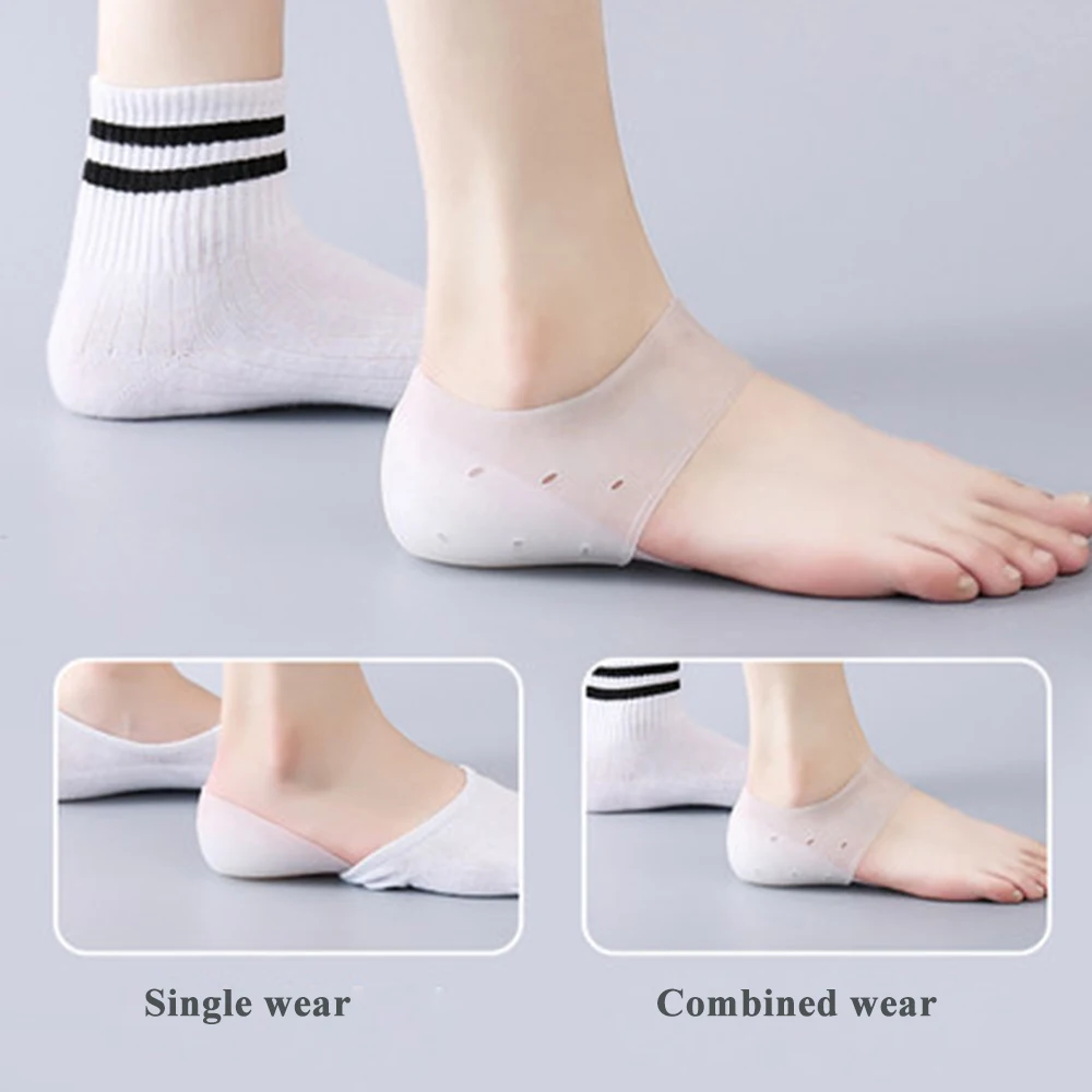 VIP LINK FOR DROPSHIPPING Height Increase Insole Invisible Heel Lift Pads Silicone Gel Inserts Socks for Men Women | Красота и