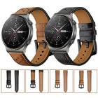 Ремешок для часов Huawei Watch GT2 Pro, Honor GS Pro, ES, GT 2 Pro, 2022 мм, из натуральной кожи