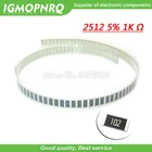 50 шт. 2512 SMD резистор 5% 1K Ом 1 Вт 102 IGMOPNRQ