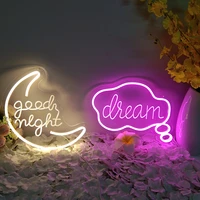good night letters led light neon sign hello night light ins wall decoration neon lamp for room home wedding party birthday gift