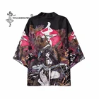 Кимоно женскоеМужское в японском стиле, стандартная японская блузка для красоты, юката, хаори, Азиатский семейный пляжный топ