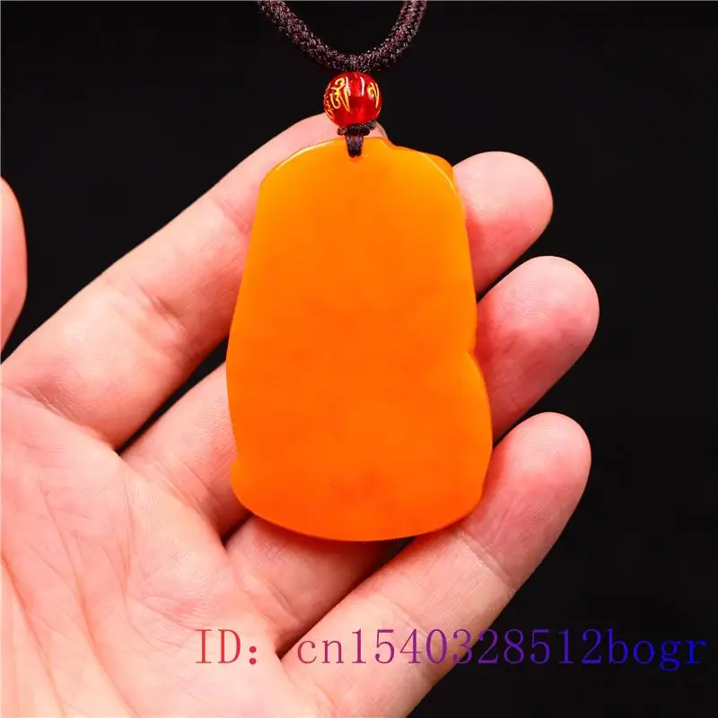 

Yellow Jade Vase Pendant Amulet Necklace Gifts Charm Fashion Women Jewellery Carved Natural Accessories Men Lucky Chinese