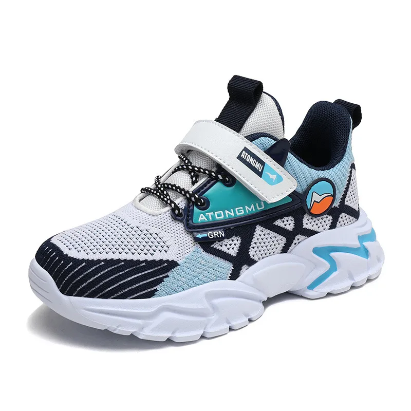 Summer Children's Fashion Sports Shoes Boys' Running Leisure Breathable Outdoor Kids Shoes Trendy Sneakers Lightweight Sneakers