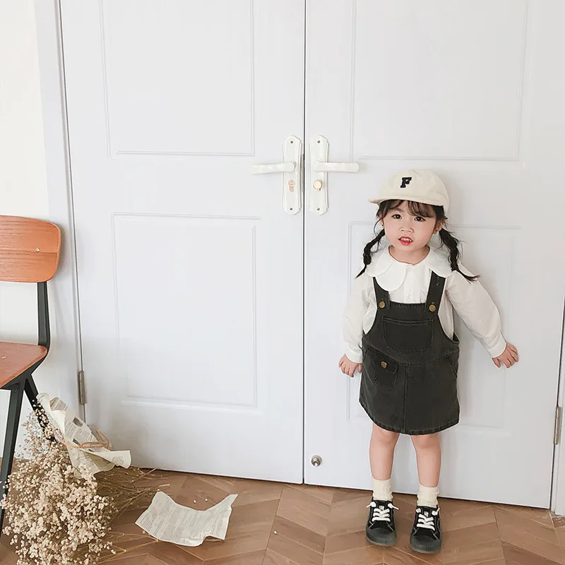 Осень 2019 Новое поступление хлопковое однотонное подходящее ко всему