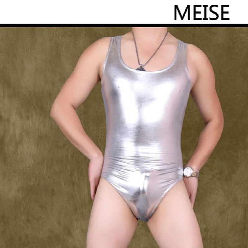 Сексуальное Корректирующее белье для мужчин искусственный купальник боди трико