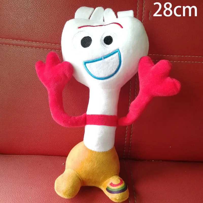 28cm new Прямая поставка, игрушка из фильма, 4 плюшевые игрушки, форки Банни, инопланетянин, Базз, Лайтер, медведь, мягкая плюшевая кукла, фигурка, мультяшная игрушка, брелок - Цвет: 28cm new