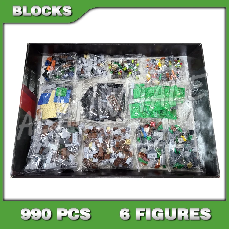 

990pcs My World Modular The Fortress Skeleton Army Sandbox Video Game 10472 Model Building Blocks Toy Compatible With Bricks