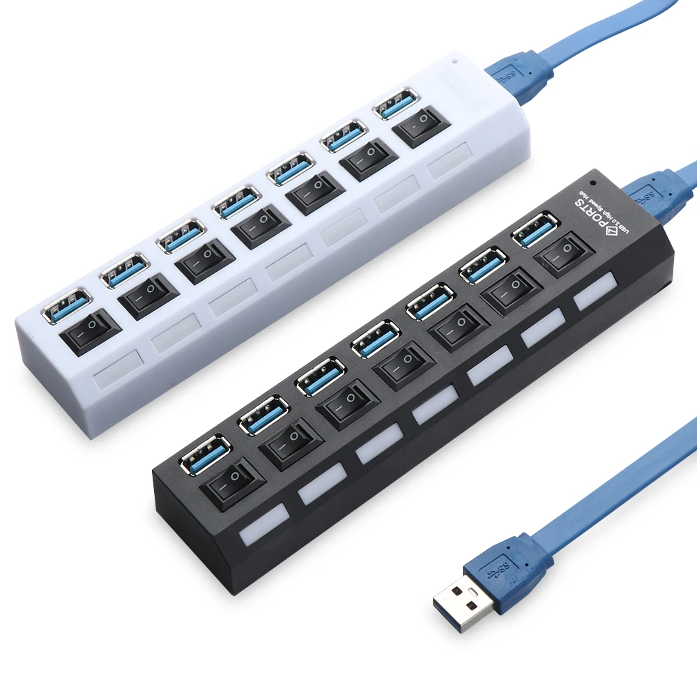 Высокоскоростной USB концентратор 3 0 4 порта адаптер разделитель подключи и играй