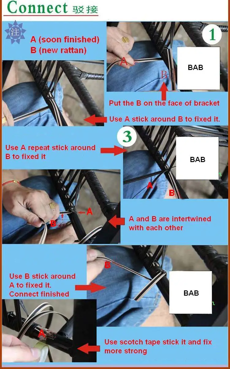 Кофейные четыре линии Из Синтетического Пластика ротанга Плетеный материал