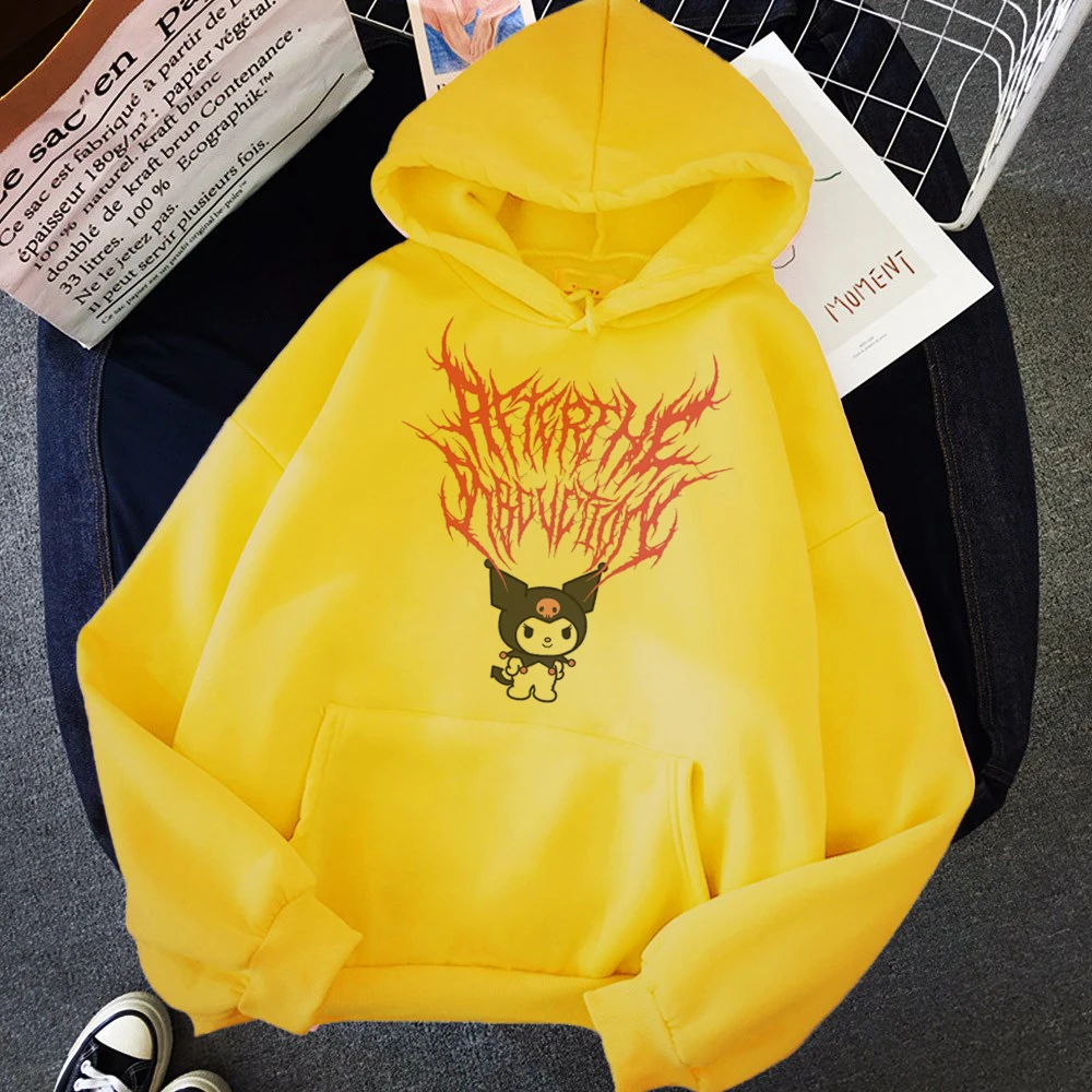 Oversized Thick Women Sweetshirts Fashion Pullover Ladies Fleece Lining Long-sleeved Loose Casual Hip-hop Solid Color Hoodie