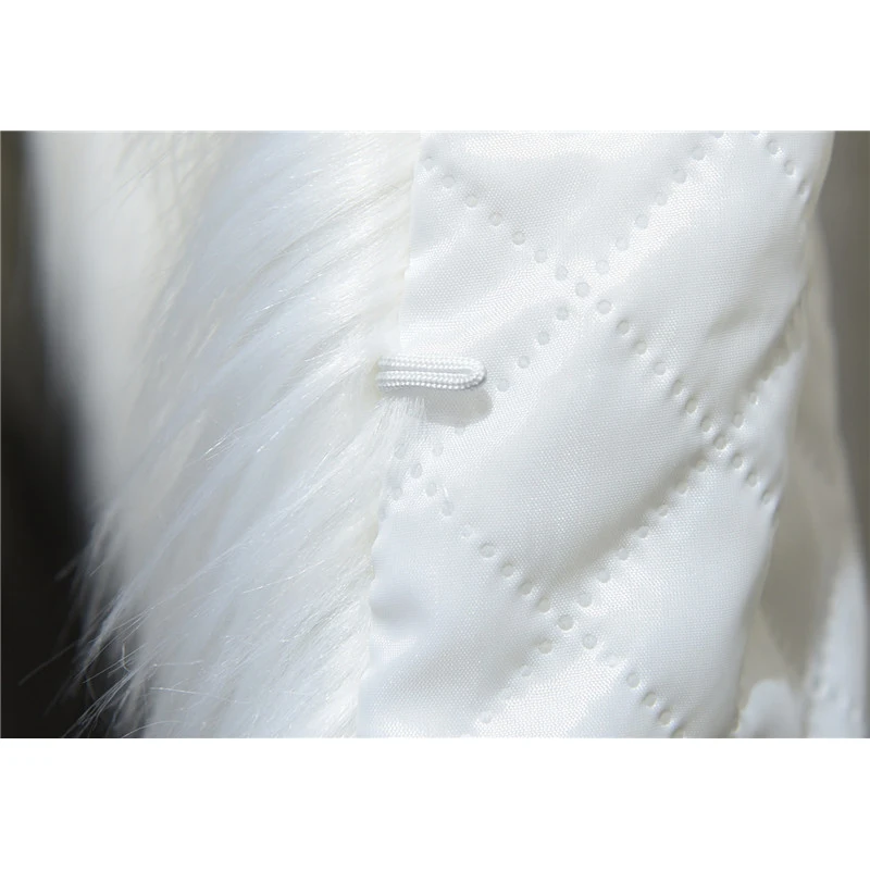 

Leiouna Full O-neck Slim Winter Female Fur Jacket Female 2020 New Fashion Short Warm Fox Fur Parka Jackets Woman Fur Coat Women