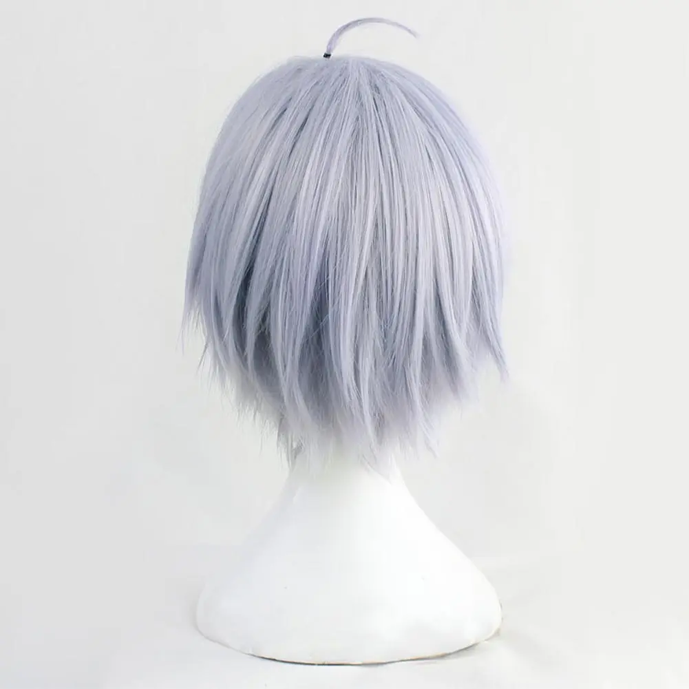 Game Twisted Wonderland Cosplay Wig Silver Gray Short Heat Resistant Synthetic Hair Carnival Halloween Party Proop |