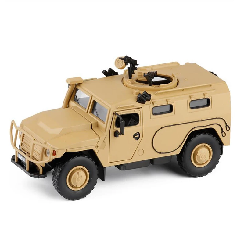 JK 1:32 Россия Тигр бронированный автомобиль Взрывозащищенная военная модель Свет