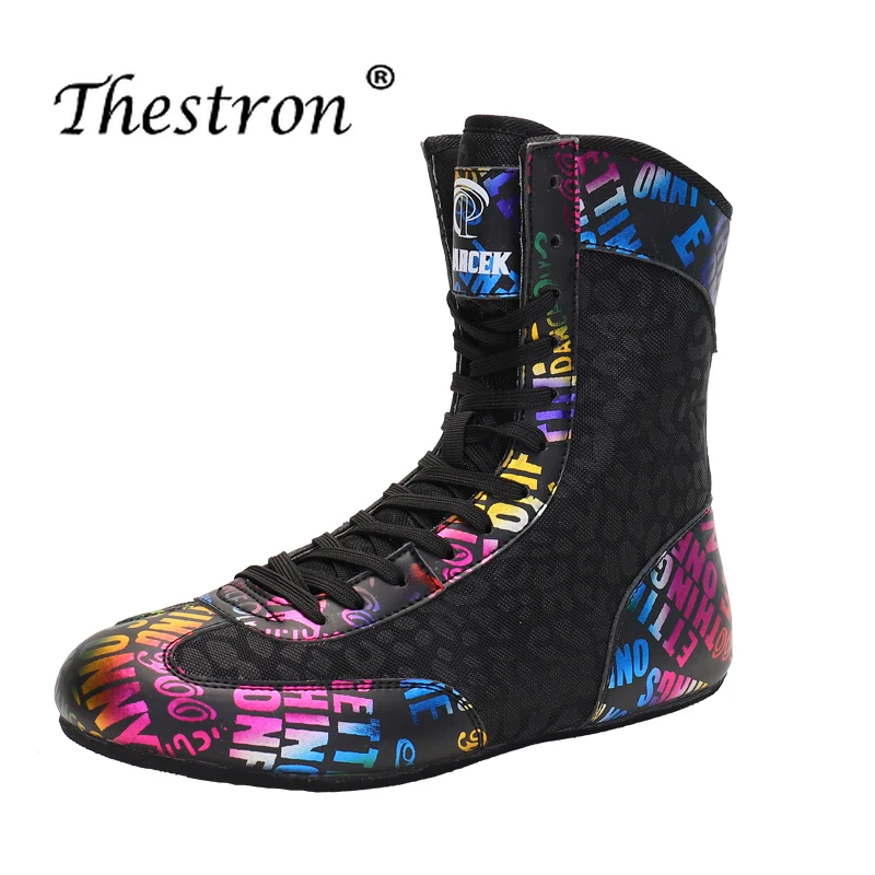 

Training Wrestling Boxing Shoes Men's Professional Sports Shoes Boxing Net Cloth Spring Bodybuilding Fitness Shoes Weightlifting