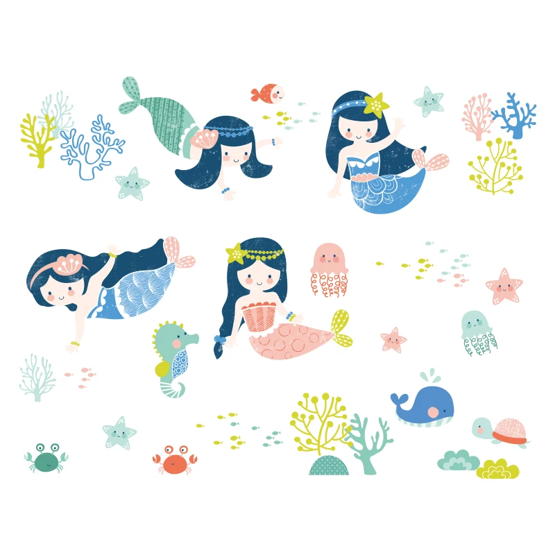 

Cartoon Wall Stickers Children's Room Bedroom Bedside Background Wall Decoration Bathroom Toilet Waterproof Wall Decal