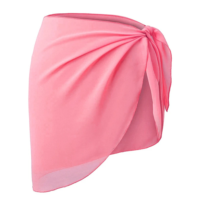 

Sexy Women Swimwear Skirt Pareo Scarf Cover Up Wrap Beach Wear Candy Color Bikinis Cover-Ups Skirts
