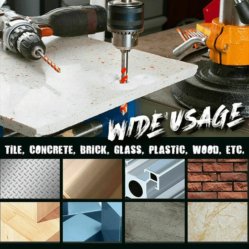 

5/6/8/10/12 мм сверла 5 шт. Holing Инструменты Деревообработка центровочные острые края 2 канавки дизайн парка садовые ручные инструменты