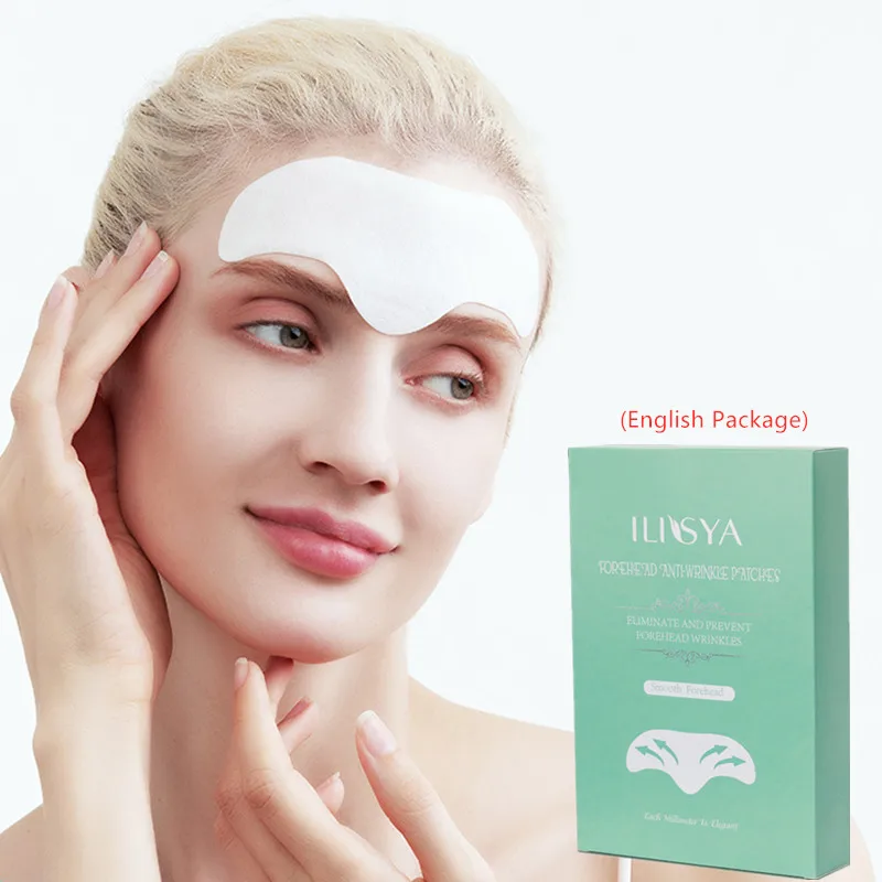 

10pcs-Forehead Patches Anti-Wrinkle Anti-Aging Stickers Moisturizing Pad Frown Lines Removal Face Care