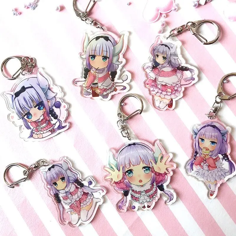 1 шт. аниме Kobayashi San Chi No Maid брелок в виде дракона Miss Kobayashi's Dragon Kanna Kamui фигурки