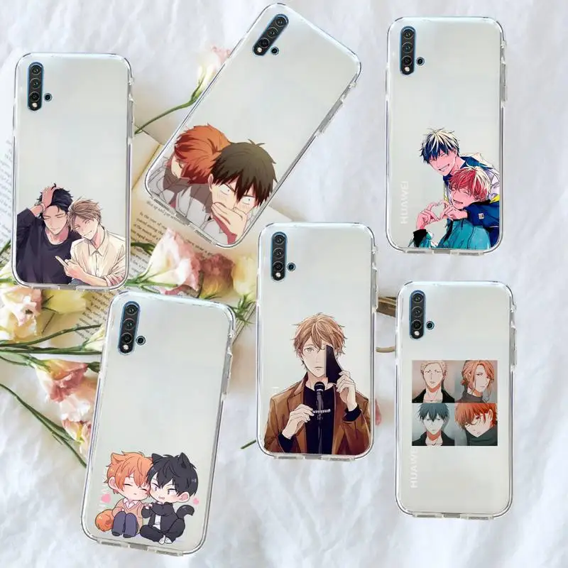 

Given Anime Phone Case Transparent for Huawei honor P mate 40 20 30 10 50 i 9 x mate pro lite 8a