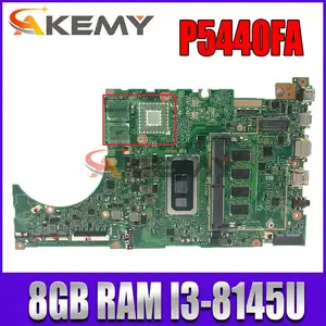 original p5440fa mainboard p5440 p5440f p5440fa 8gb ram i3 8145u cpu for asus laptop motherboard free global shipping