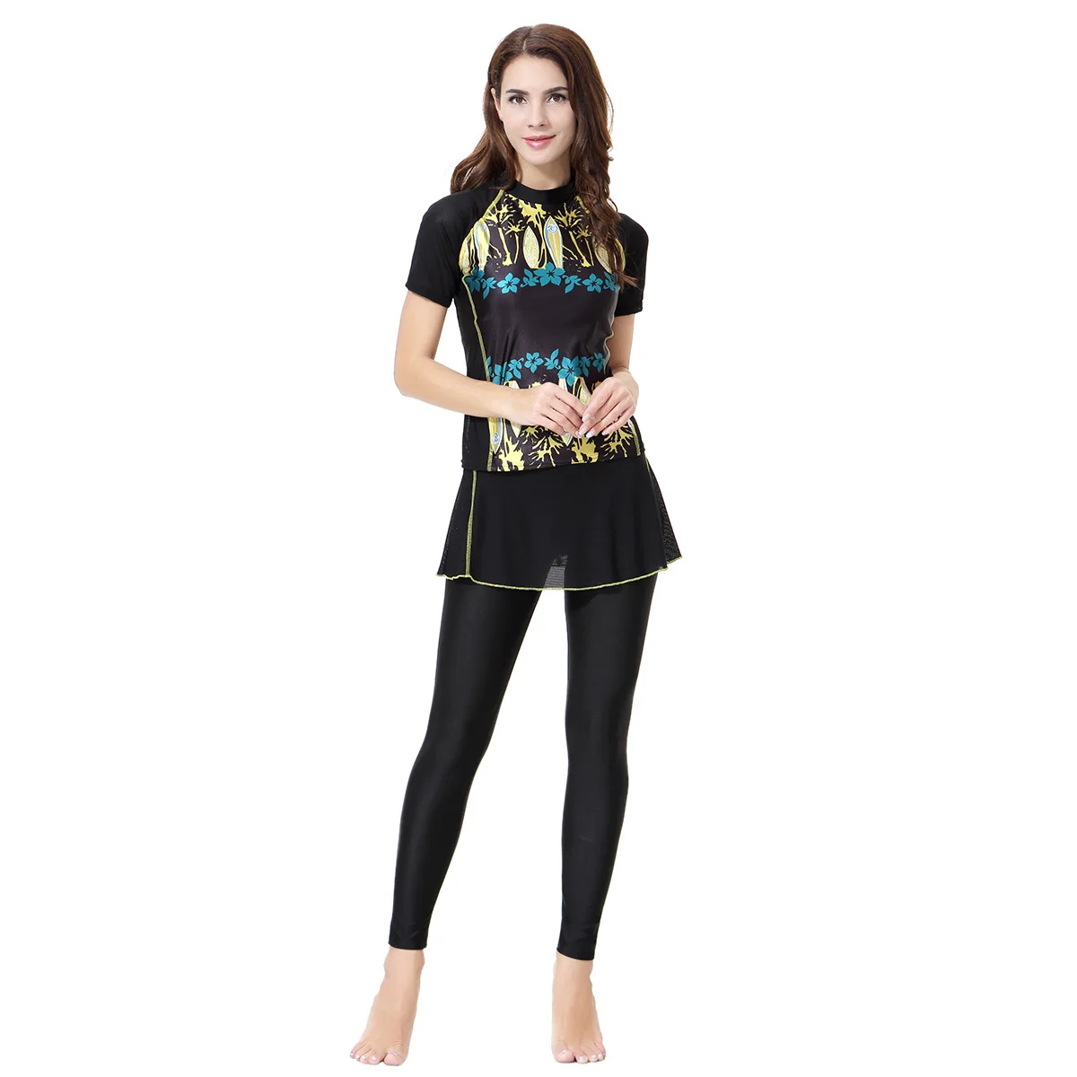 

Middle East Southeast Asia Swimwear Conservative Split Swimwear Summer 2021 New Middle East Dubai Muslim Swimwear