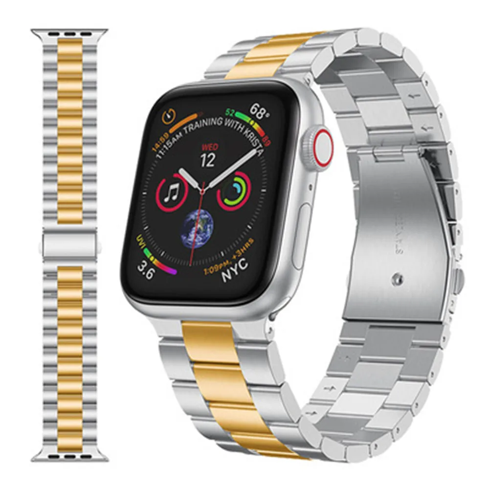 

Ремешок из нержавеющей стали для Apple Watch 38 40 42 44 мм, сменный Браслет для Apple Watch iWatch Series 1/2/3/4/5/6 SE