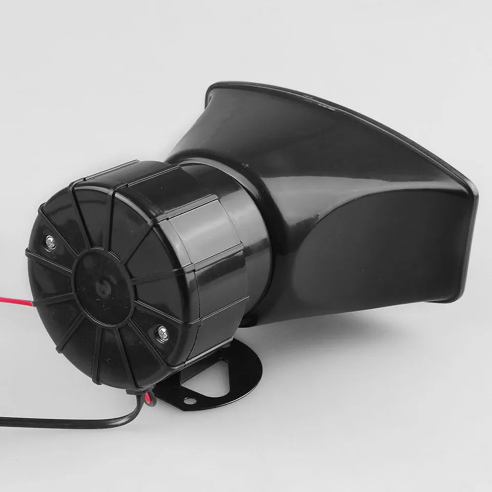 12V 100W Car Tone Sound Car Recording Emergency Siren Car Siren Horn Mic PA Speaker System Emergency Amplifier Hooter YG010
