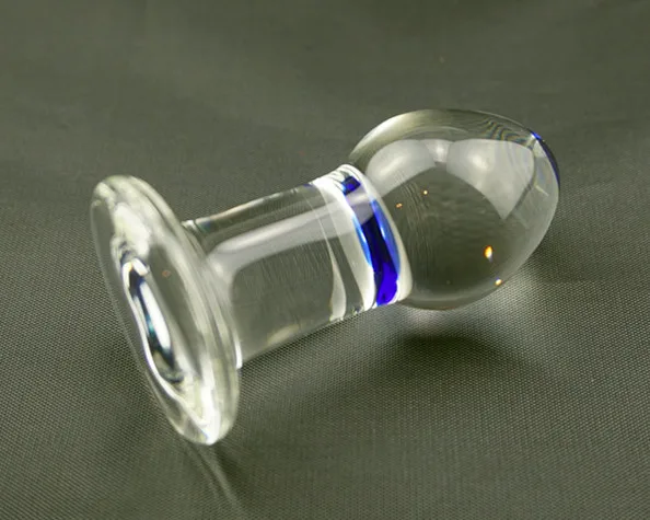 New adult sex toys Big Pyrex glass anal plug dildo huge crystal butt |