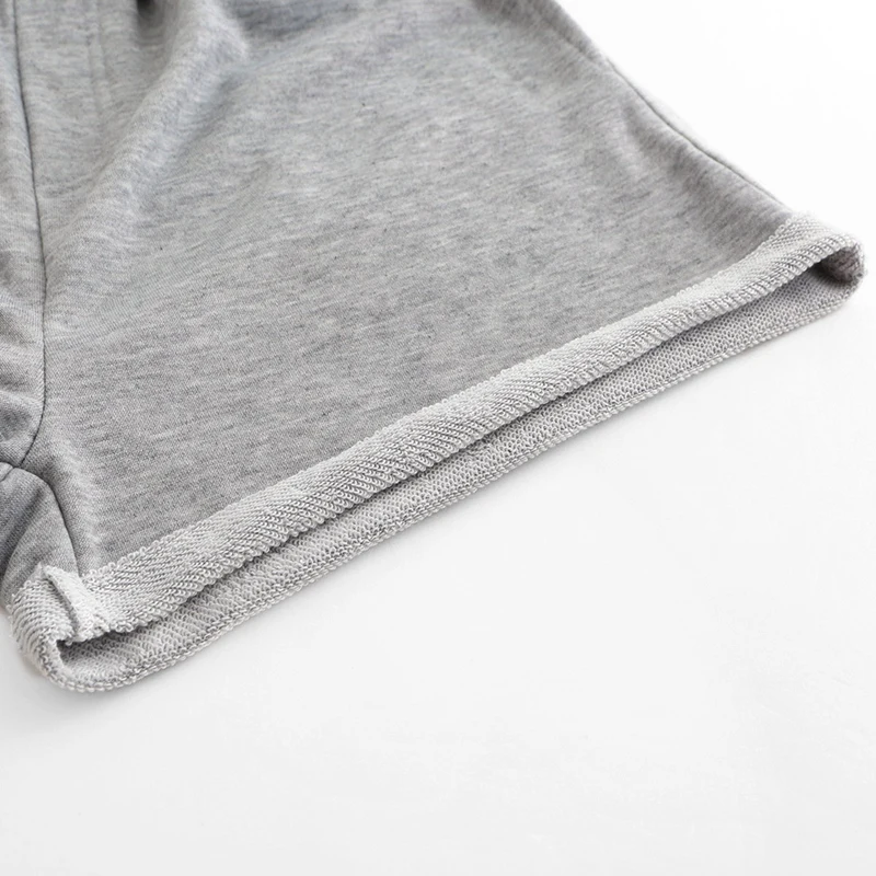 

Women Pants Casual Loose Shorts Beach High Waist Short Trousers Drawstring Rope Crimping Sports Shorts