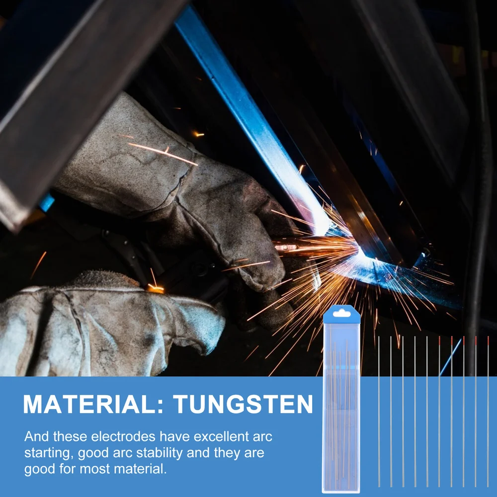 

20pcs Welding Argon Arc Pure Tungsten Needle Electrode Rod Needle for Welding