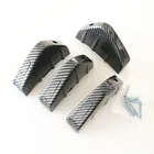 4 шт. Универсальный Автомобильный задний бампер, литая Акула спойлер для Toyota Camry Corolla RAV4 Yaris HighlanderLand CruiserPRADO Vios Vitz