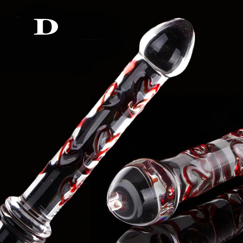 

175*35mm Glass Dildo G Spot Stimulator Anal Dilator Masturbator Glass Dildos For Women Anal Plug Erotic Adult Sex Toys For Woman