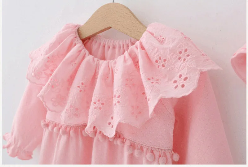 1 шт. детский хлопковый трикотажный комбинезон с шапочкой и кружевным