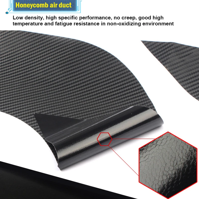 

Eliteson 4PCS Carbon Fiber Door Stickers For Car Scratches Resistant Cover Auto Handle Protection Film Universal Accessories