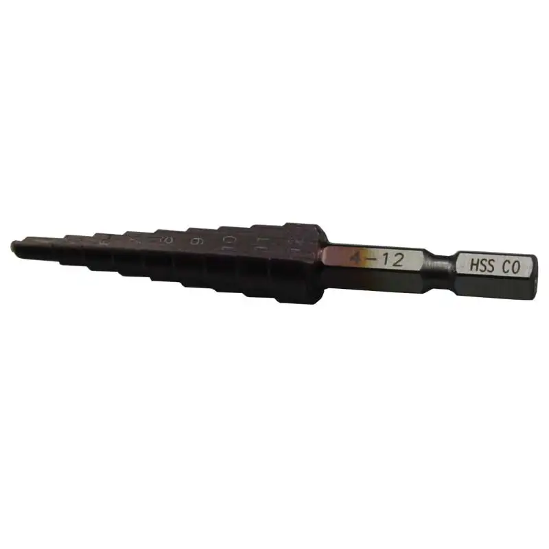 4 12 мм шаг сверла M35 HSS CO Металлообработка спираль паз 1/4 ''шестигранный