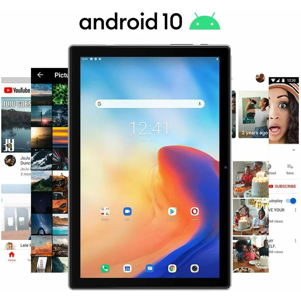 2022 newest 10 1 inch android 10 0 tablet pc 1920x1200 ips 8gb ram 128g rom global 4g lte 13 05 0mp gps android media tablets free global shipping