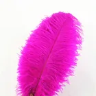 Оптовая продажа, розовые страусиные перья для рукоделия, 15-70 см, 6-28 дюймов, свадебное украшение, Шлейфы вечерние праздничные страусиные перья, карнавальные танцевальные плюмаши