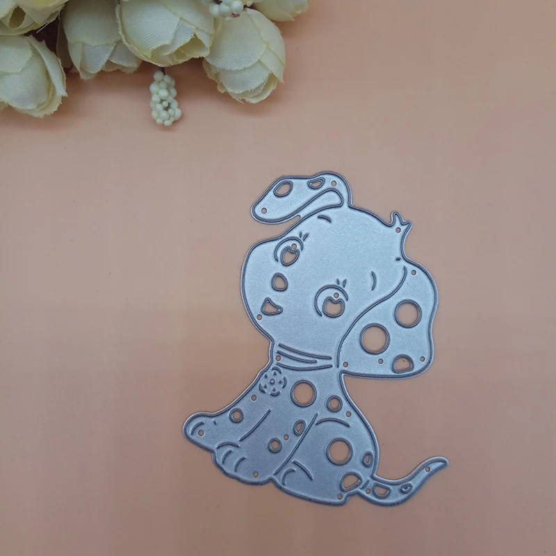 

Cute lovely Cartoon Dog Puppy Cutting Dies cutter Punch Scrapbooking Dies Metal Embossing Stamps and die for Card Making DIY