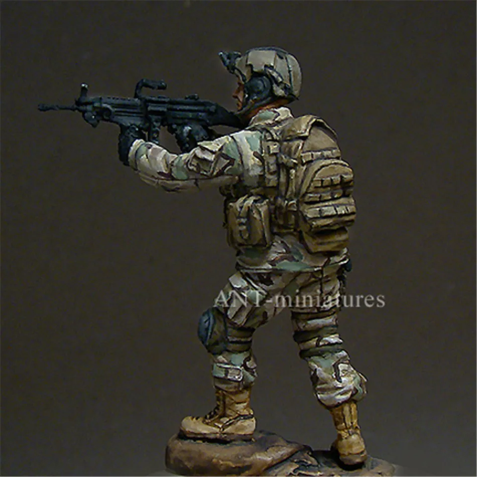 Военный Солдат Второй мировой войны полимерная фигурка 1/35 масштаб модель