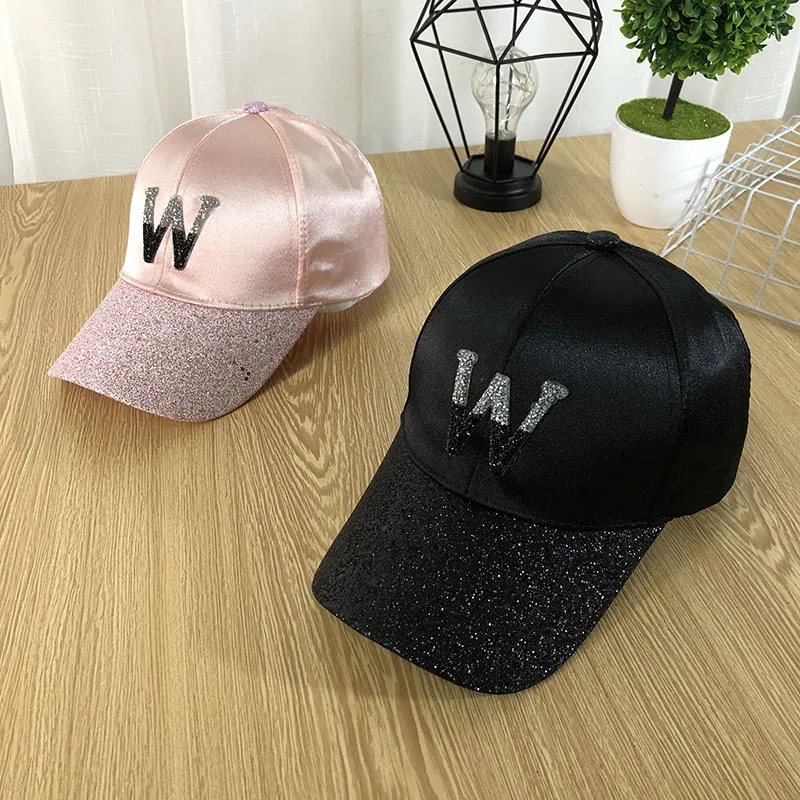 Модные бейсболки с блестками и надписью Стразы новинка 2019 летние женские