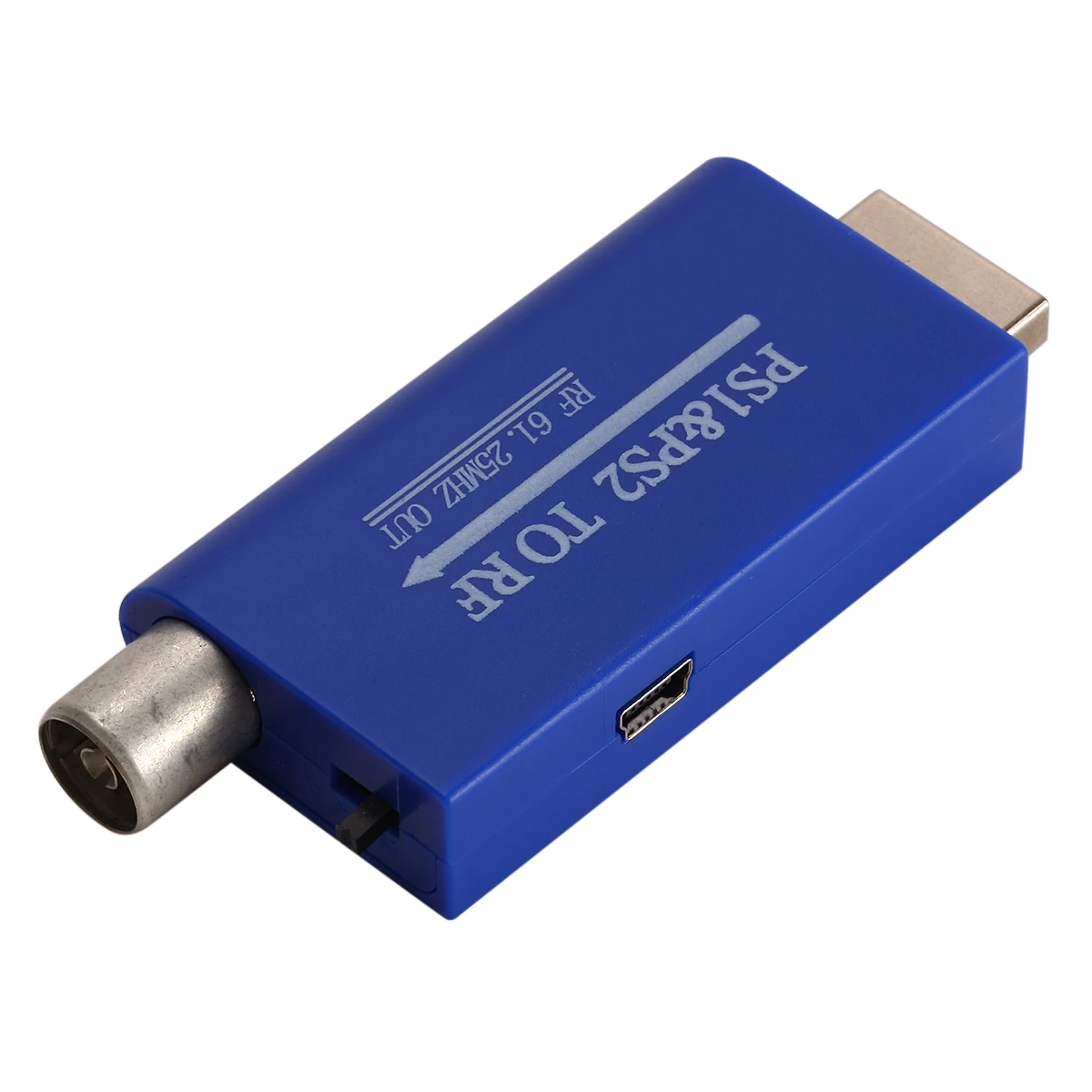 

RF AV Adapter PS2 to RF Adapter Video Converter for PlayStation 2 Console to TV Aerial Socket RF Converter