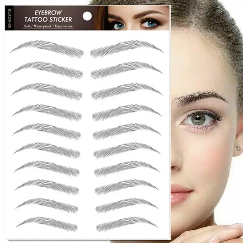 

Наклейка для бровей бионическая Полуперманентная Татуировка водостойкая вышивка для бровей Тату-наклейка товары для макияжа