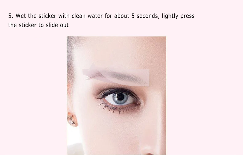 4D Imitation Ecological Eyebrows Hair like Authentic Eyebrow Tattoo Sticker Water-based Brow stickers False | Красота и здоровье