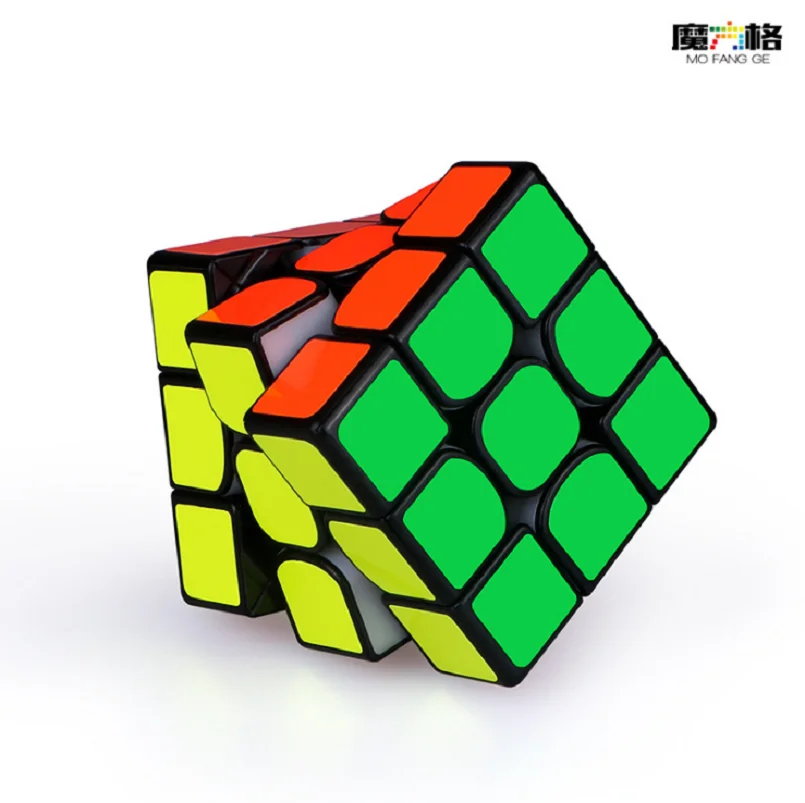 Mofangge Thunderclap V3 3*3 м Магнитный куб черный без наклеек белый LeiTing Cubo Magico обучающая