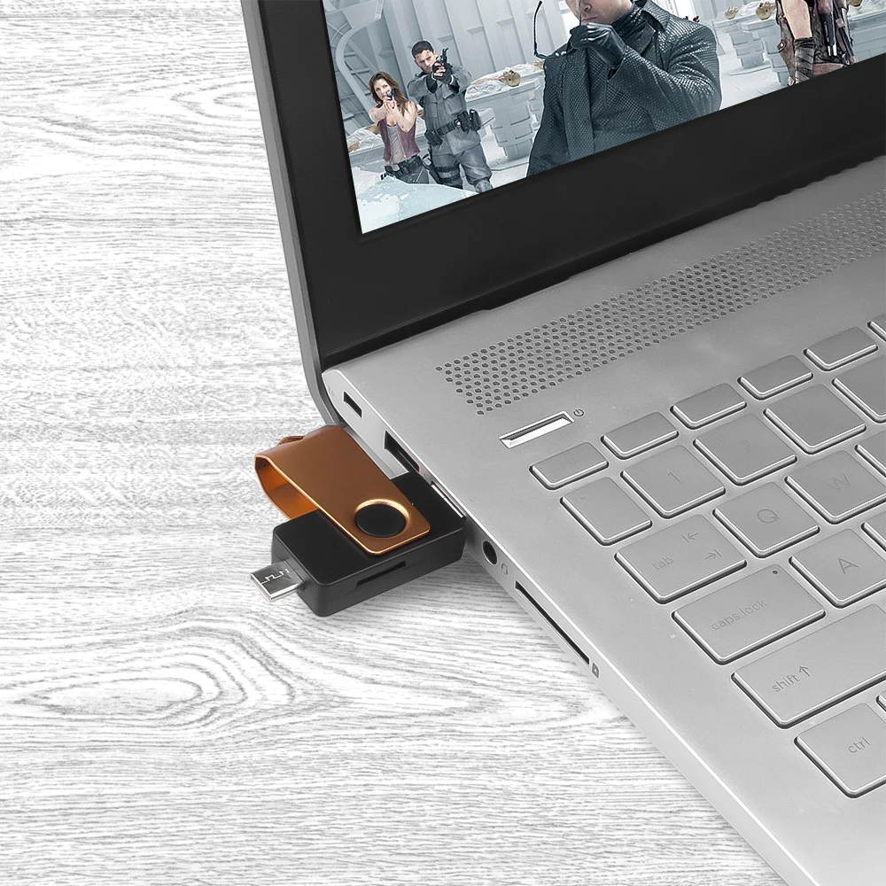 Кардридер Kebidu Type C OTG с USB интерфейсом для ПК телефона портативный кардридер 2 0 TF